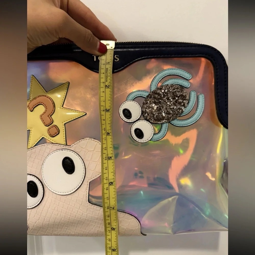 Rare TOUS Compliments Holographic Pouch – Limited‎ Edition Character Design